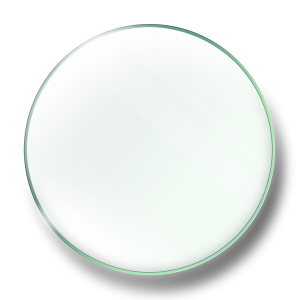 a transparent circle